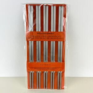 Williams Sonoma Stainless Steel Chopsticks 5 Pair